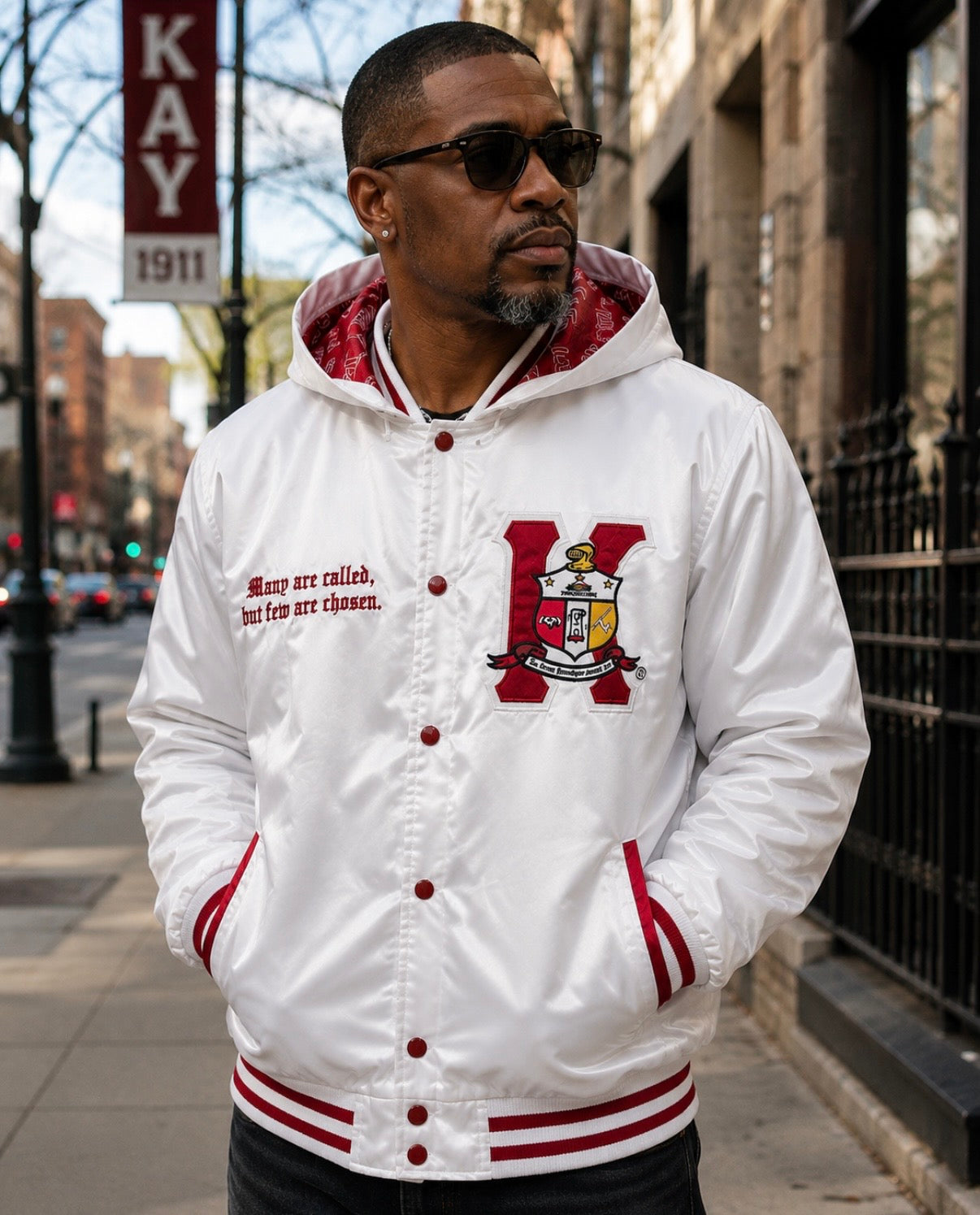 White Satin Jacket