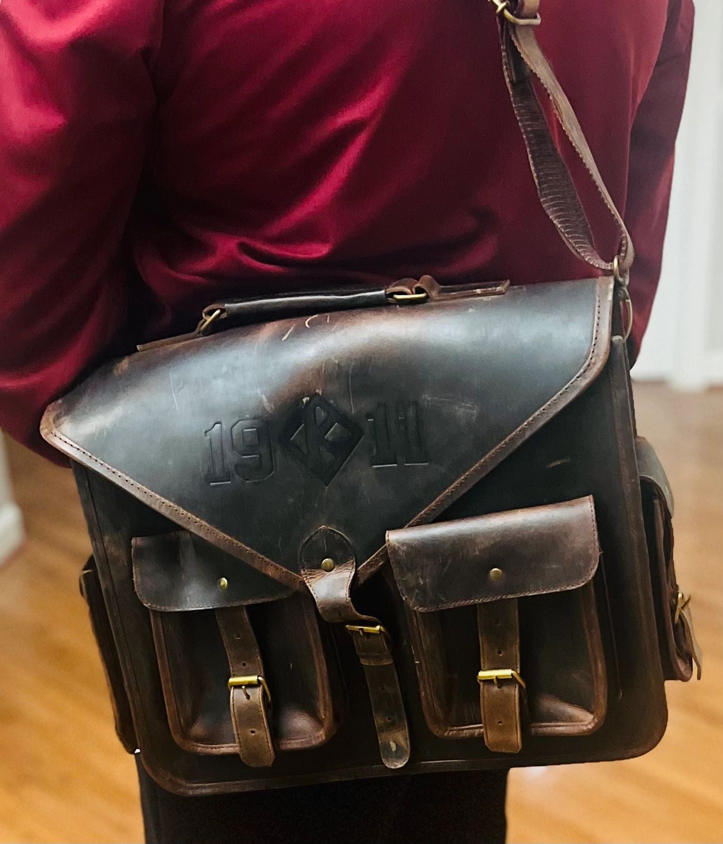 Kappa Vintage Leather Briefcase