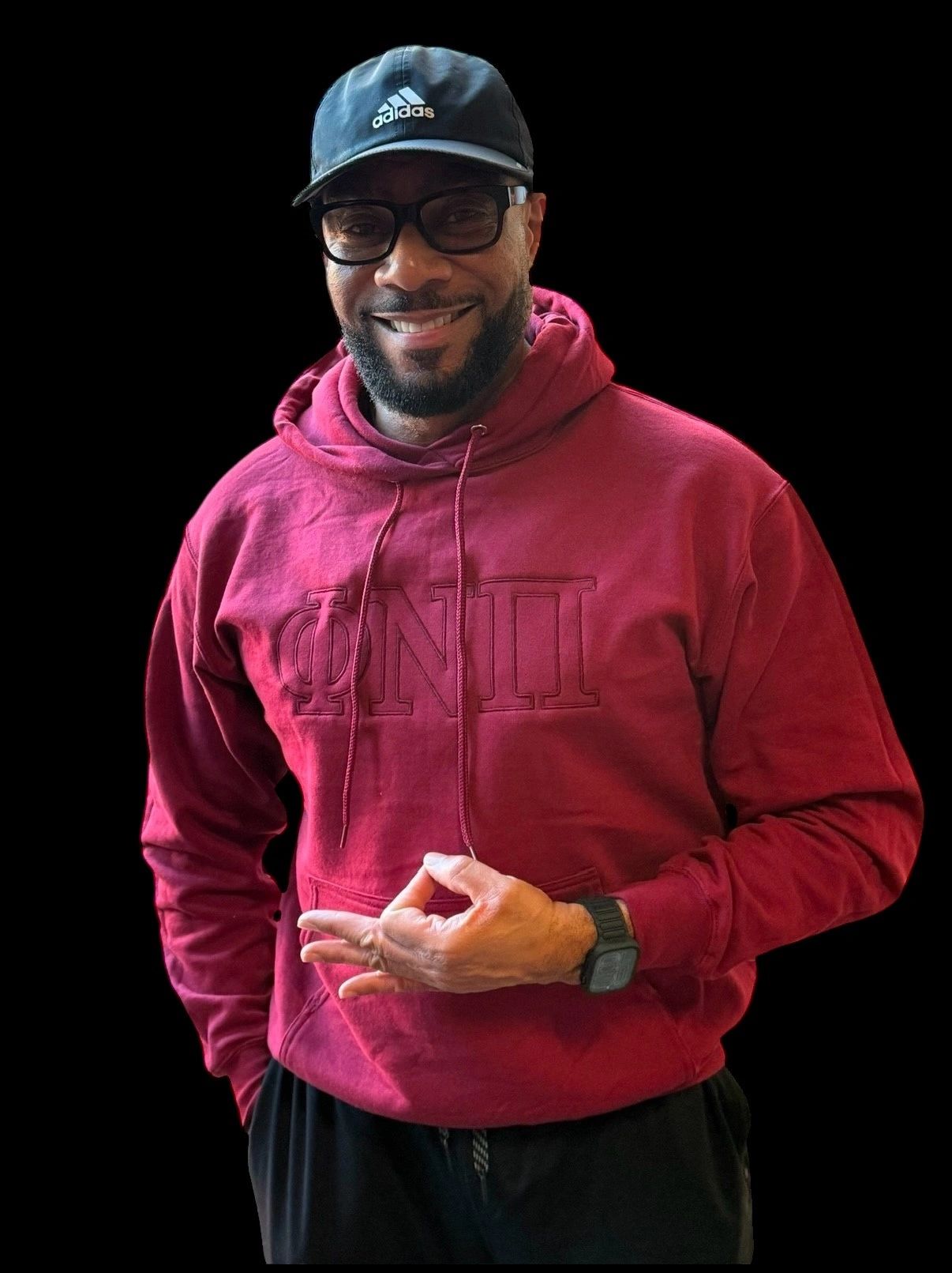 Crimson Phi Nu Pi Hoodie