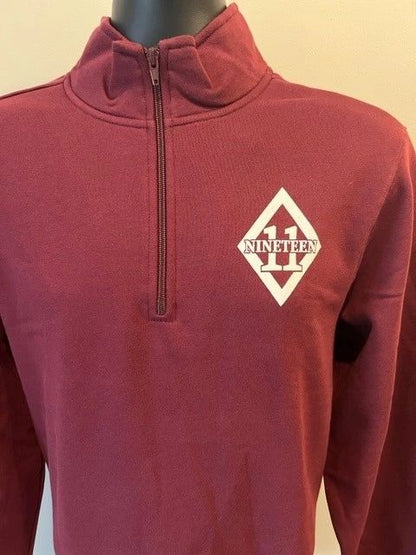 Crimson Quarter Zip Sweatshirt