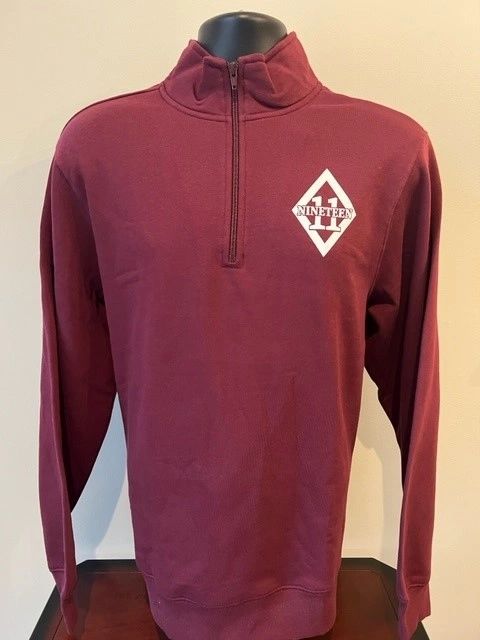 Crimson Quarter Zip Sweatshirt