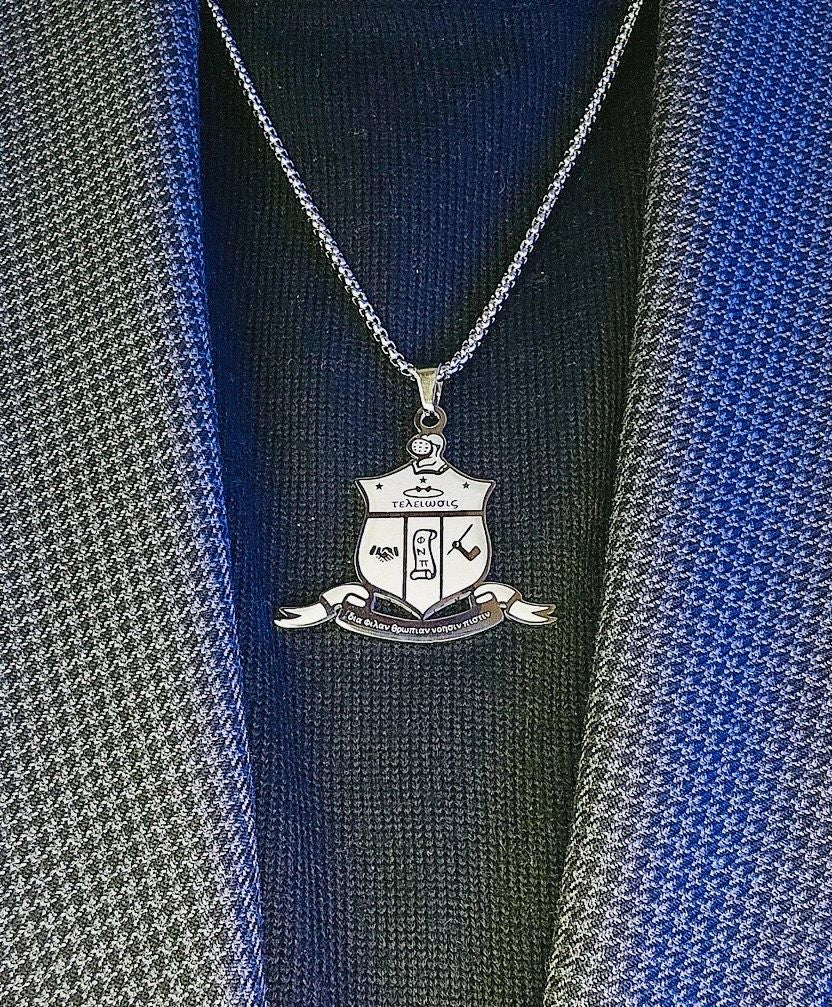 Kappa Alpha Psi COA Necklace - Silver
