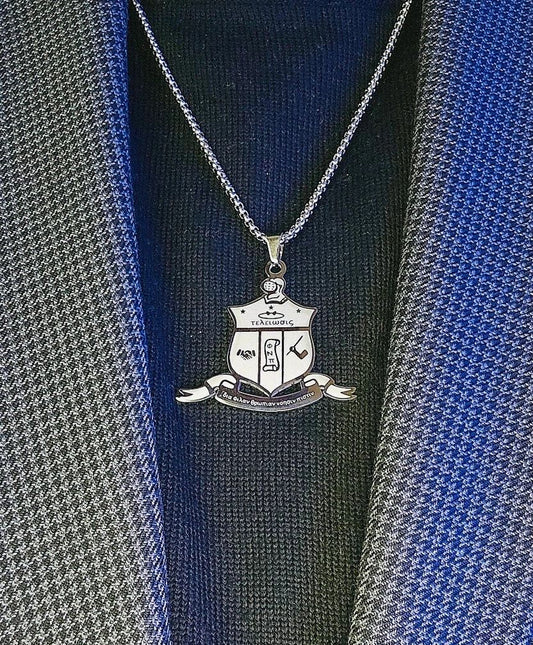 Kappa Alpha Psi COA Necklace - Silver