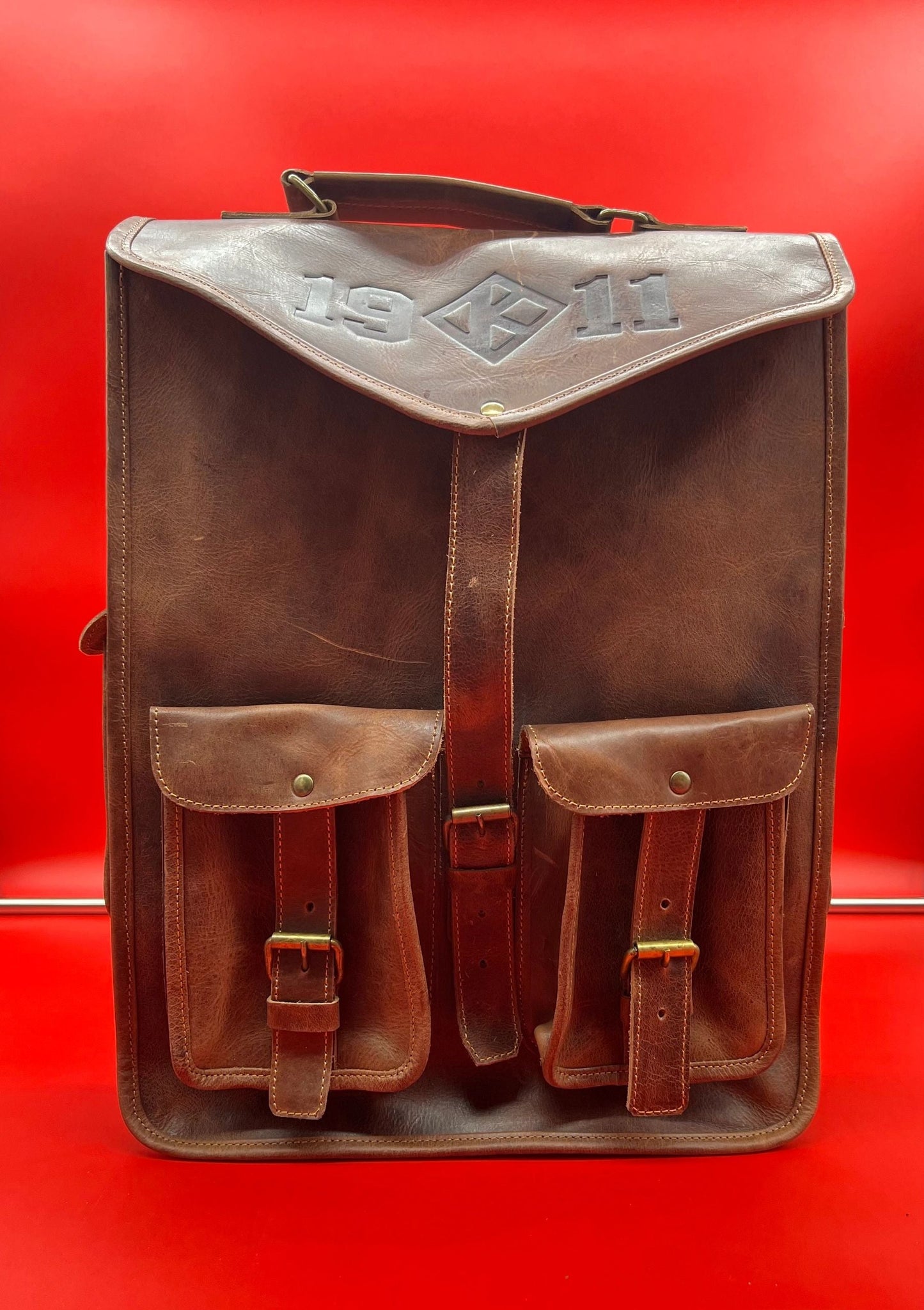 Kappa Vintage Leather Backpack
