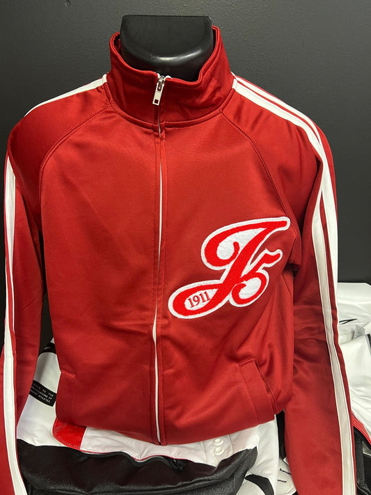 J5 Red and white Track Jacket