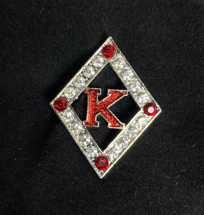 Lapel Pin - Clear Diamond