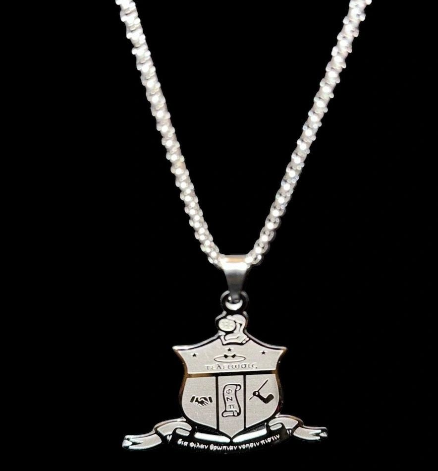 Kappa Alpha Psi COA Necklace - Silver