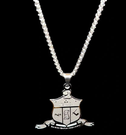 Kappa Alpha Psi COA Necklace - Silver