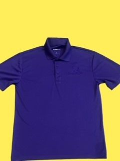 Purple on Purple Polo Shirt