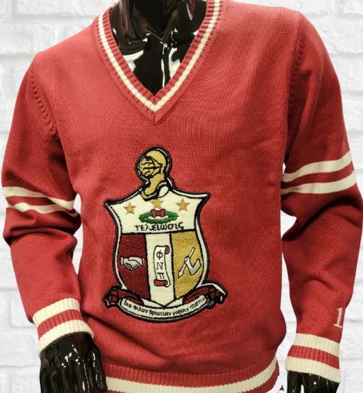 Crimson Varsity Sweater